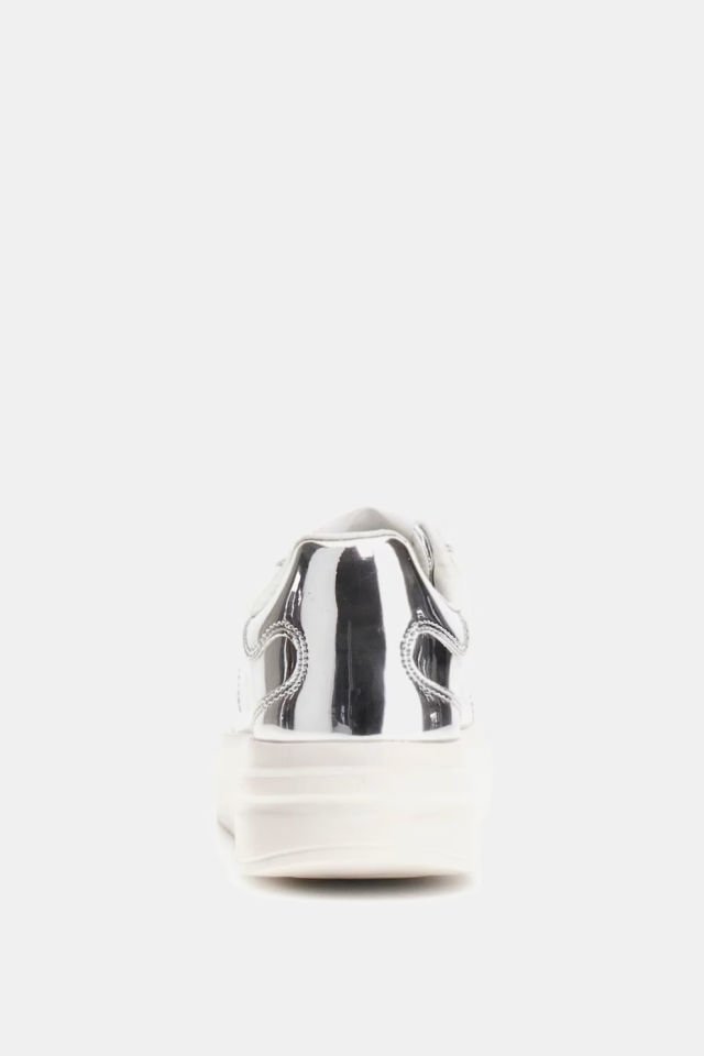 Guess Elbina Lame Sneaker Gümüş