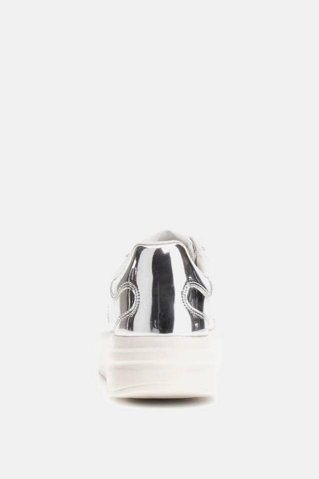 Guess Elbina Lame Sneaker Gümüş