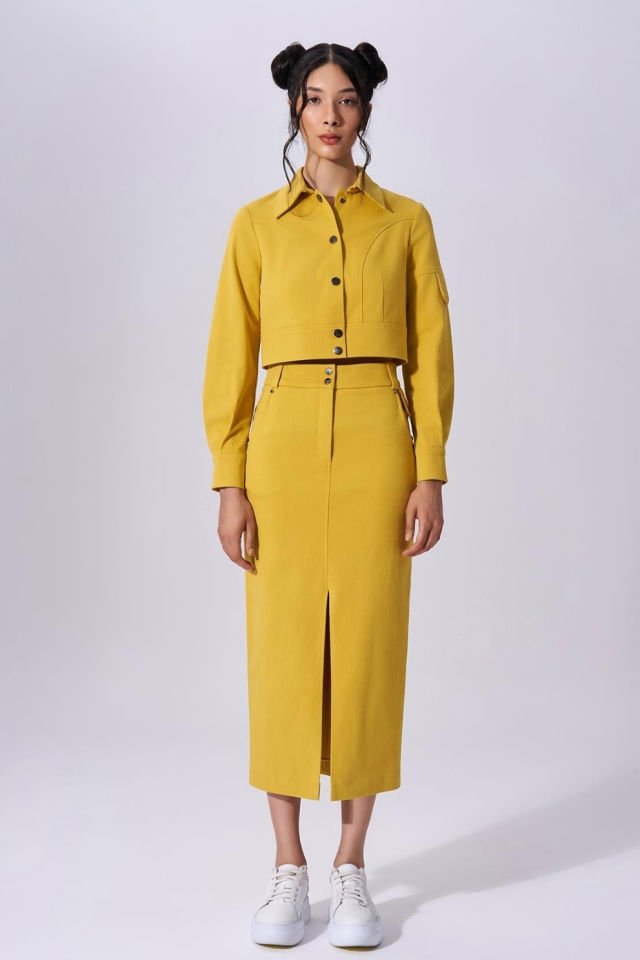 Naar Gömlek Koyu Sarı