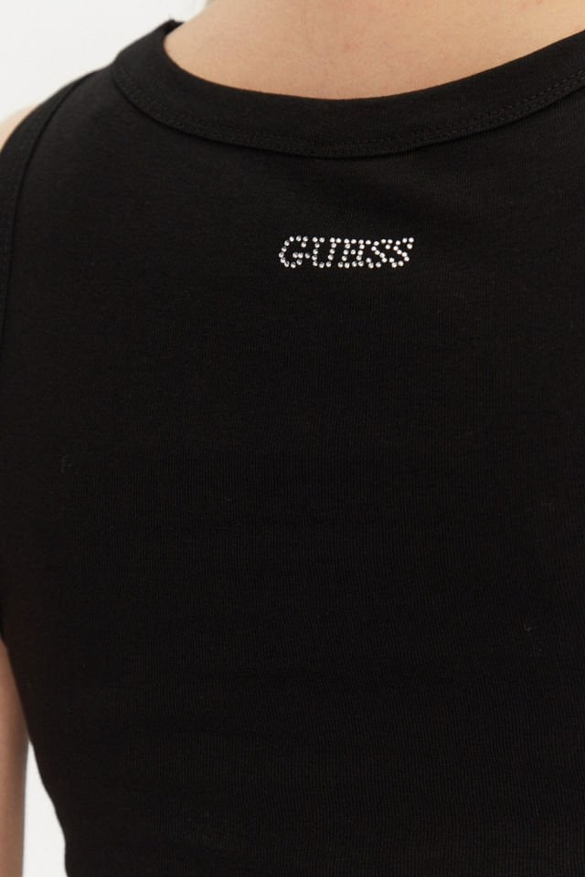 Guess Kadın Siyah Alexia Payetli Atlet