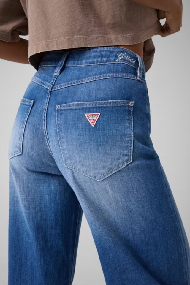 Guess Bellflower Geniş Paçalı Pantolon