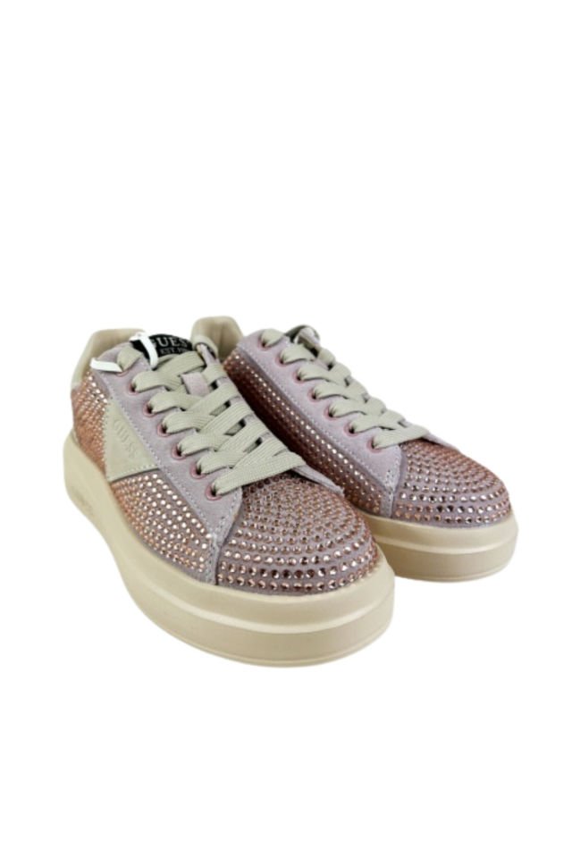 Guess Elbina Süet Deri Sneaker Pembe