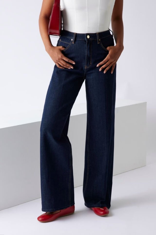 Guess Kalida Ballerina Gerçek Deri Kırmızı