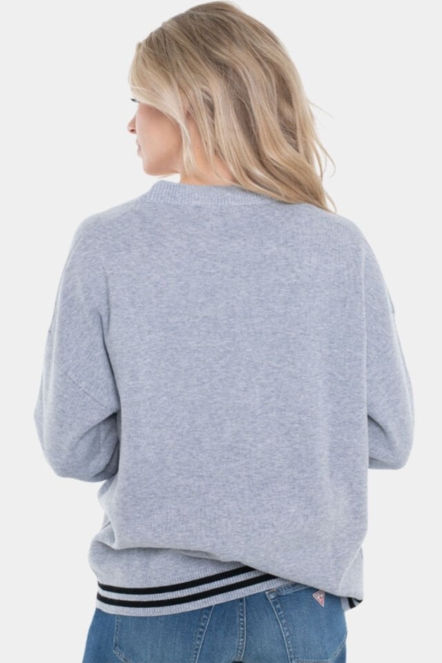 Guess Madıson Örgü Hırka Mavi