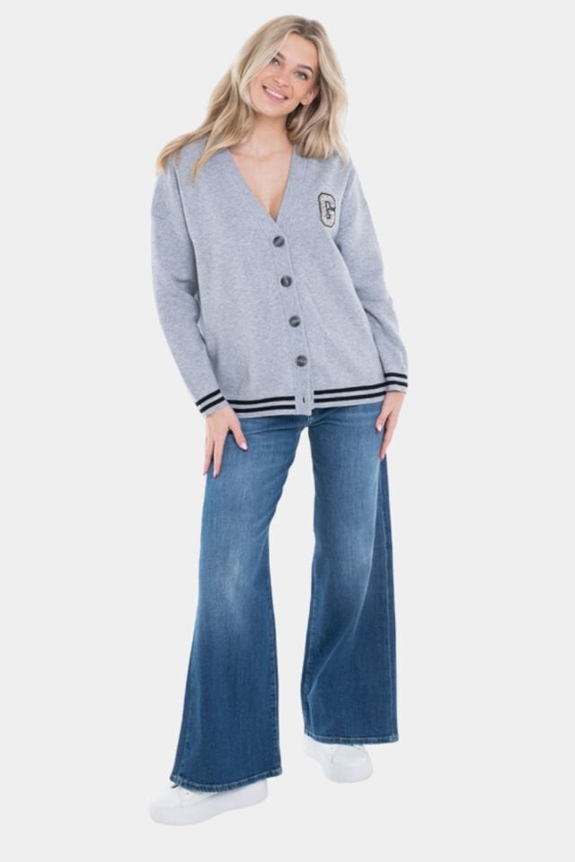 Guess Madıson Örgü Hırka Mavi