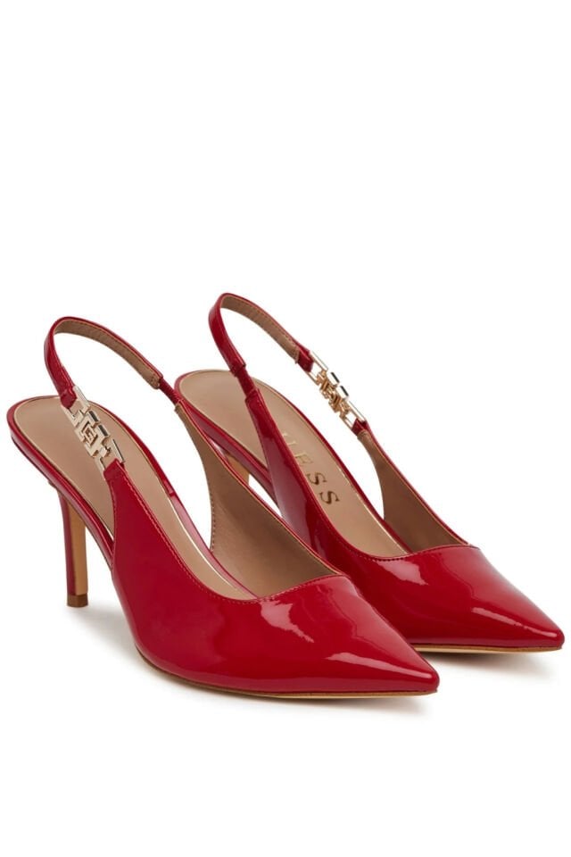 Guess Kadınlar İçin Askılı Ayakkabı Kırmızı