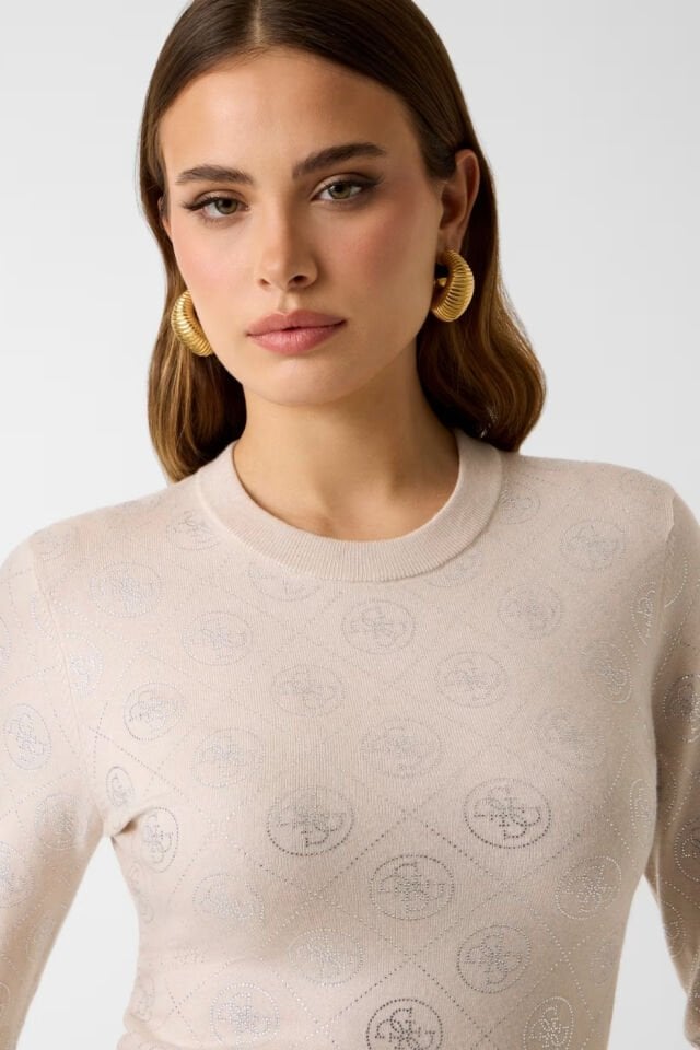 Guess 4G Taşlı Kazak