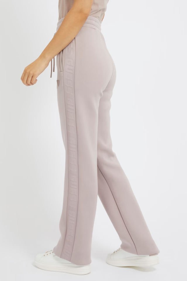 Guess Yan Logolu Scuba Pantolon Toz Pembe