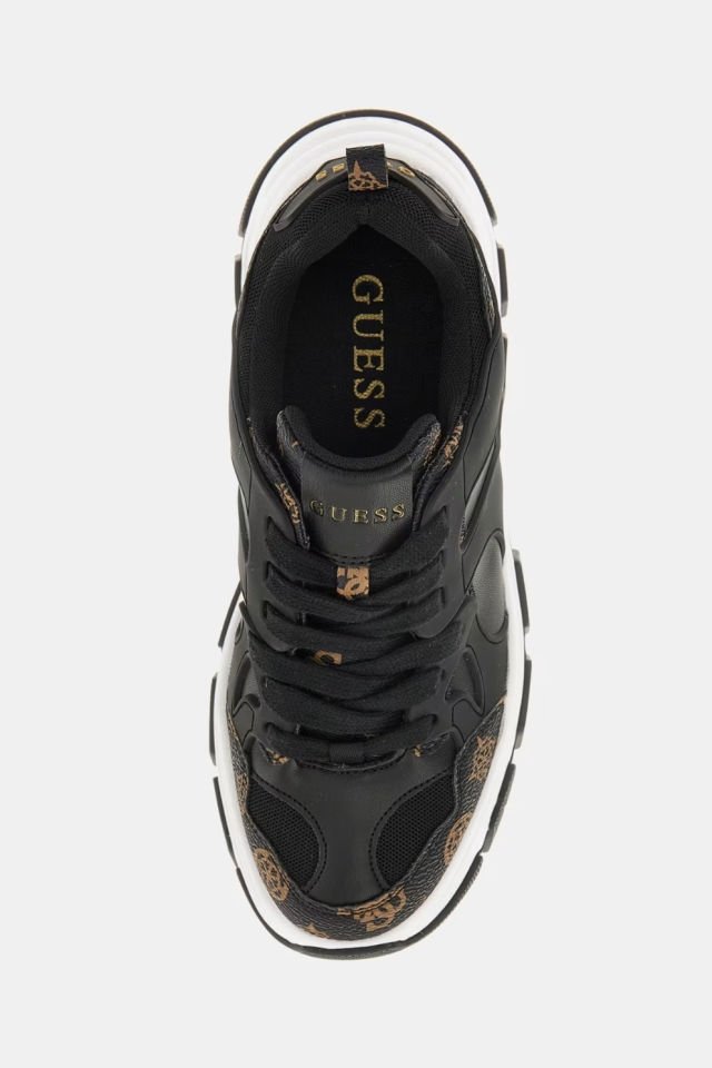 Guess Brayjen 4G ve Peony Logolu Sneaker Siyah
