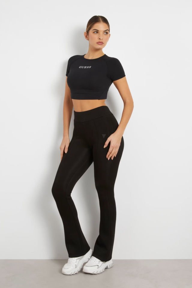 Guess Önü Logolu Spor Üst Siyah