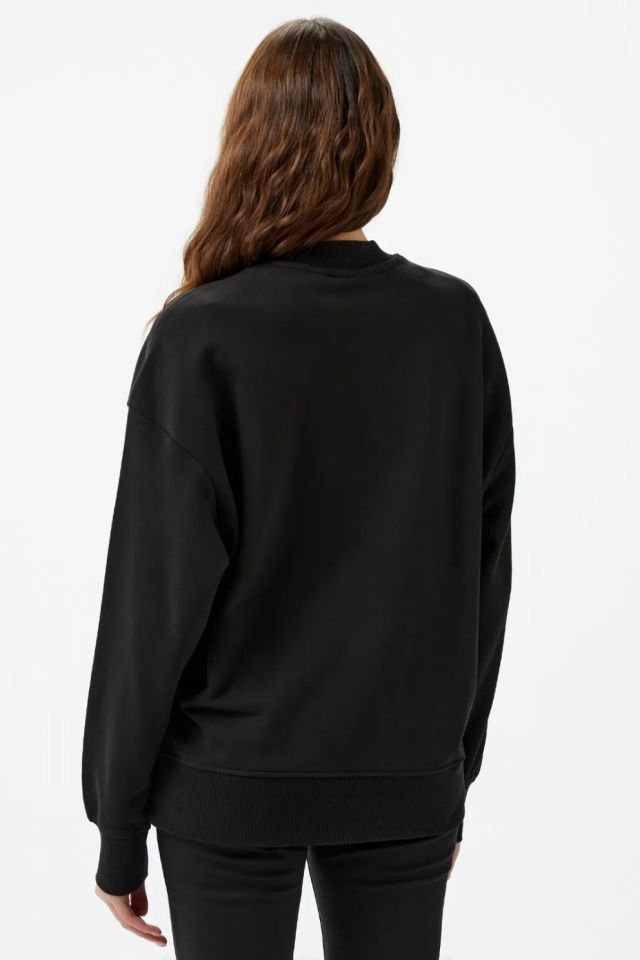 Calvin Klein Kadın Sweatshirt Siyah