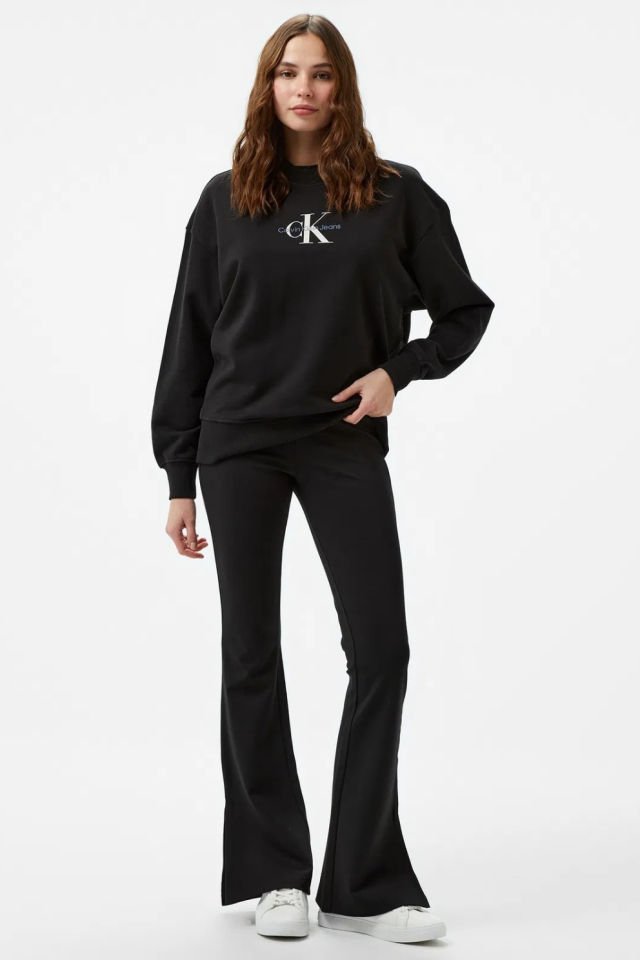 Calvin Klein Kadın Sweatshirt Siyah