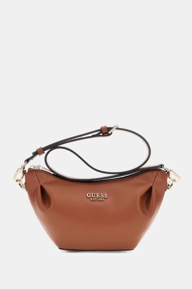 Guess Amorette Omuz Çantası Kahverengi