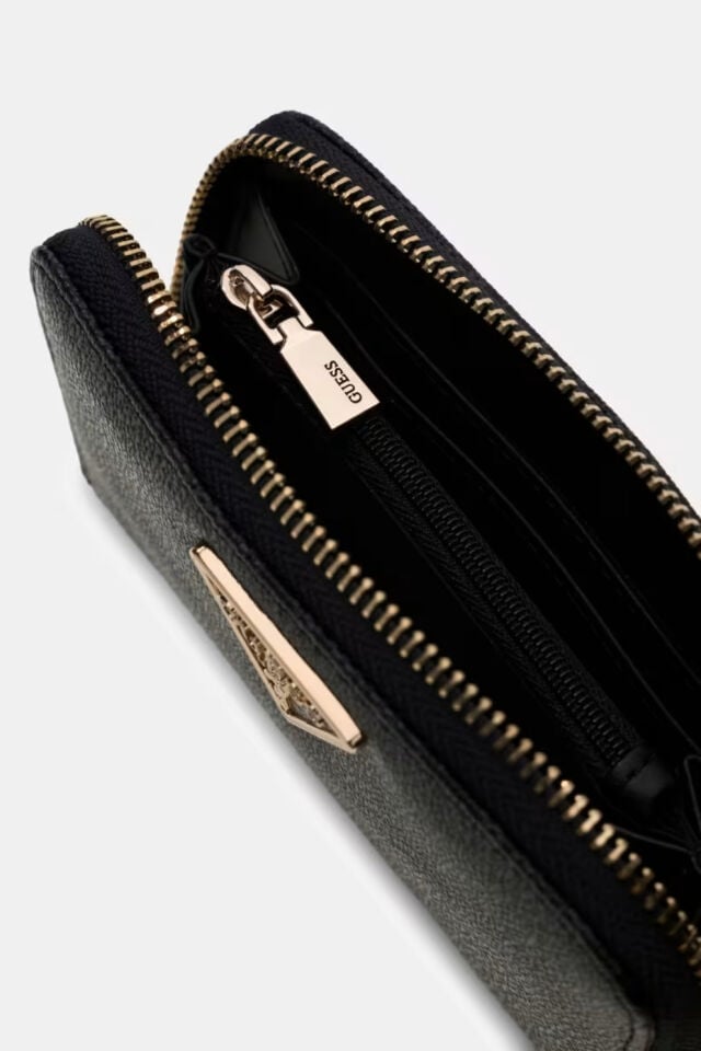 Guess  Laurel 4G Logolu Cüzdan Siyah