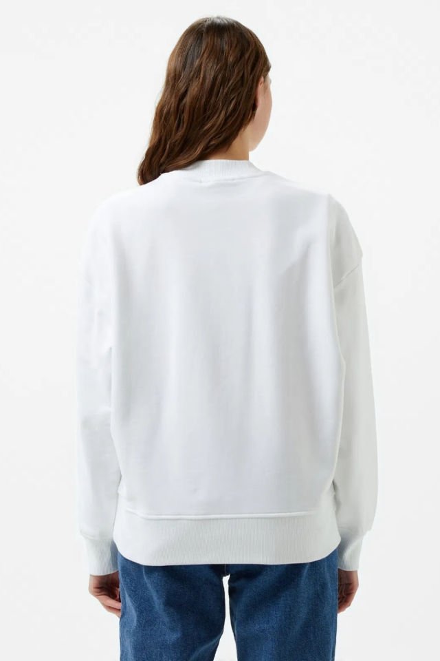 Calvin Klein Kadın Sweatshirt Beyaz