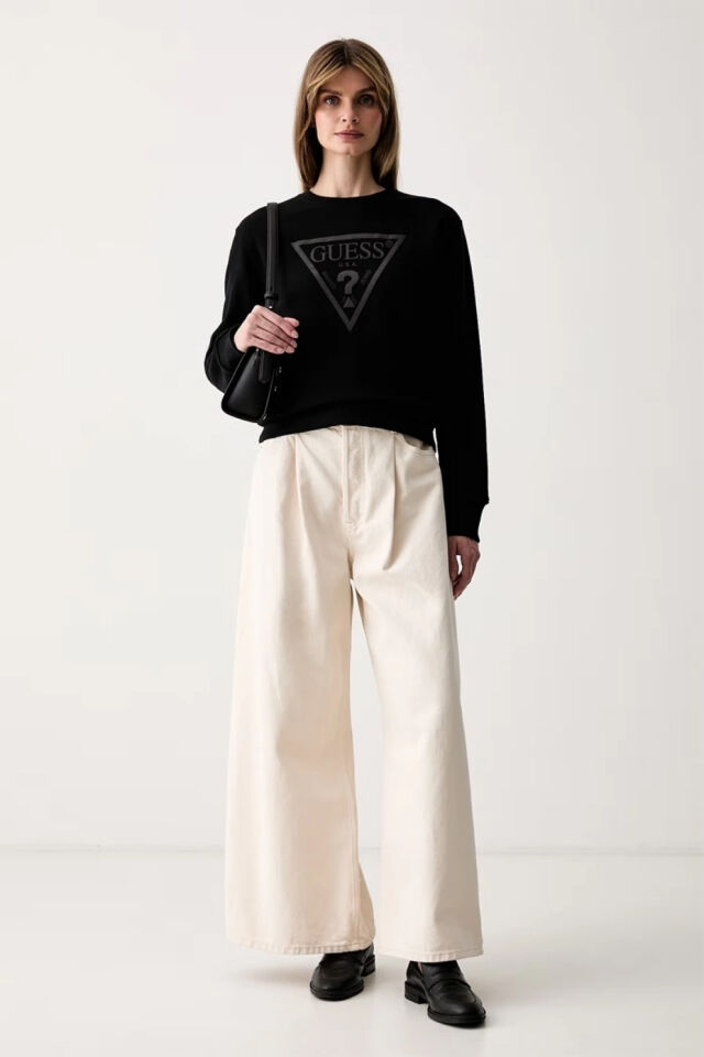 Guess Basy Kadın Sweatshirt Siyah