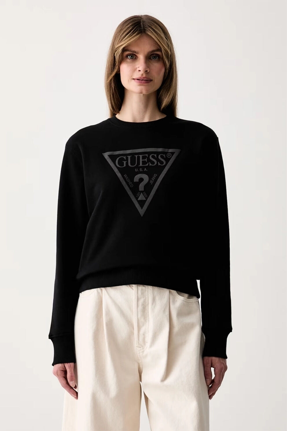 Guess Basy Kadın Sweatshirt Siyah