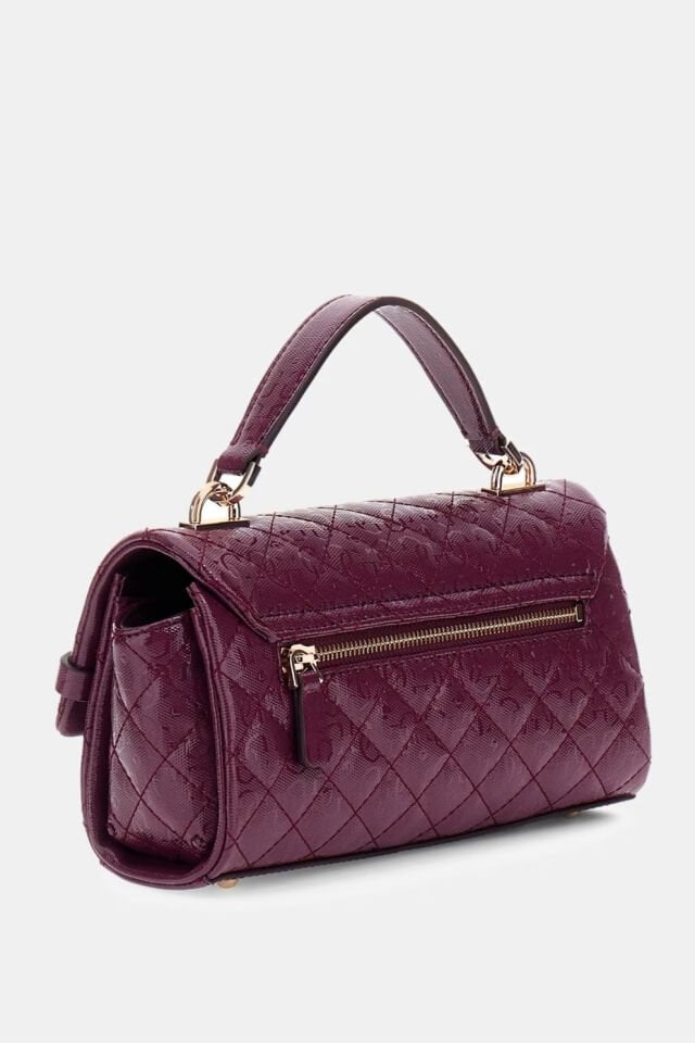 Guess Idra 4G Logo Mini El Çantası Bordo
