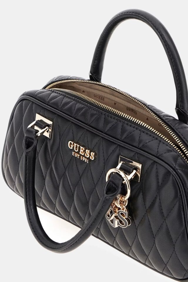 Guess Valla Kapitone Çanta Siyah