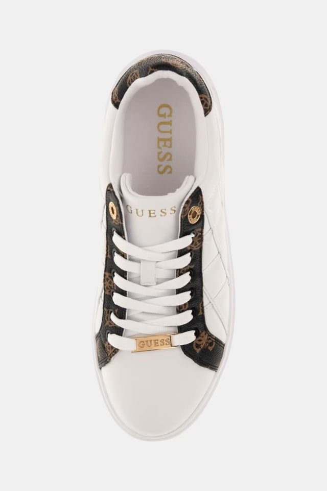 Guess Dattice Kapitone Sneaker Beyaz