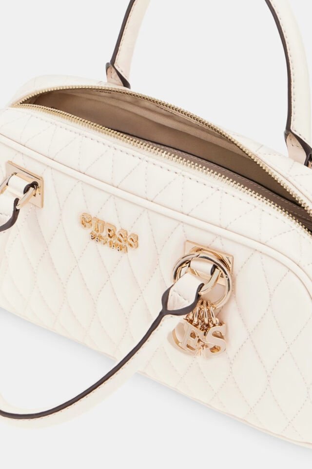 Guess Valla Kapitone Çanta Krem