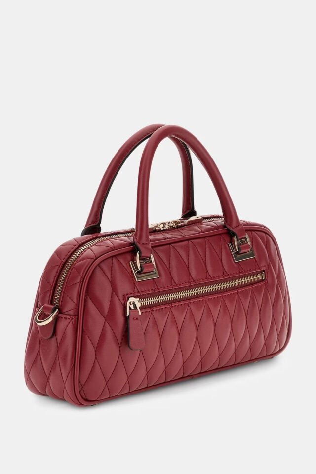 Guess Valla Kapitone Çanta Kırmızı