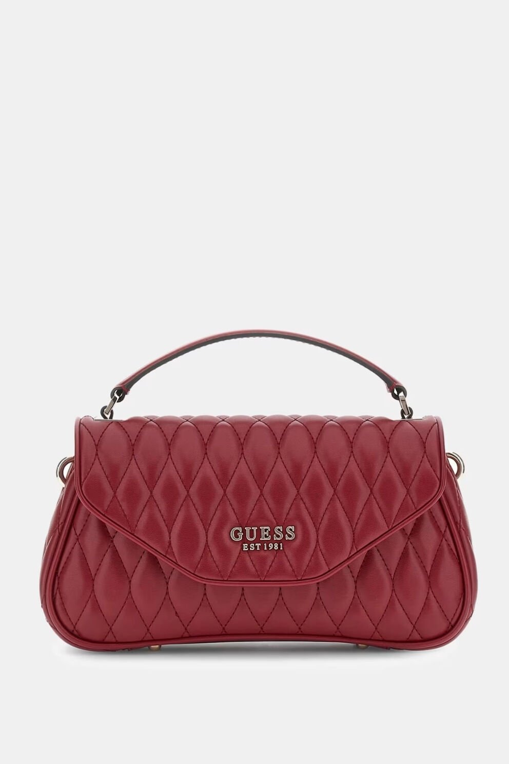 Guess Valla Kapitone Çanta Kırmızı