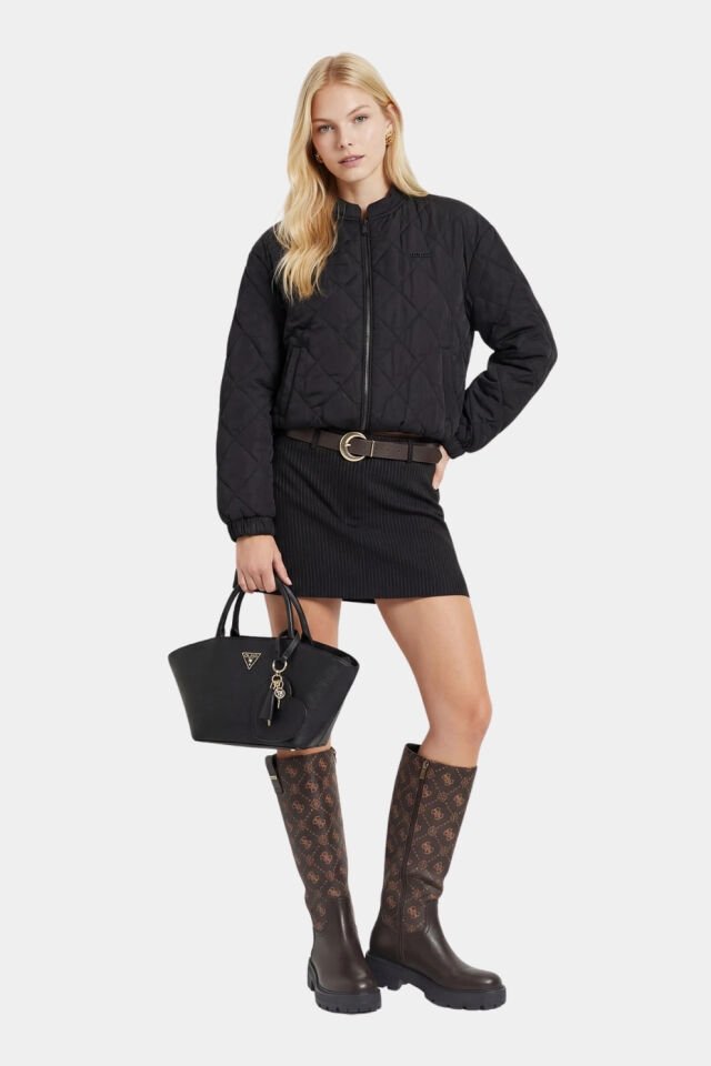 Guess Kadın Spor Ceket Siyah