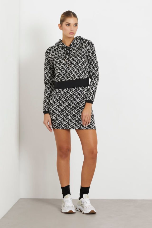 Guess Gj Logolu Mini Etek Siyah