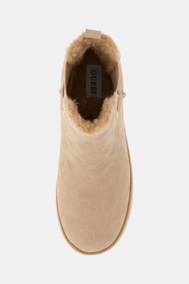 Guess Jilaine 4G Logolu Bot Toz Pembe