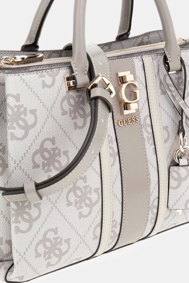 Guess Erenia 4G Logolu El Çantası Bej