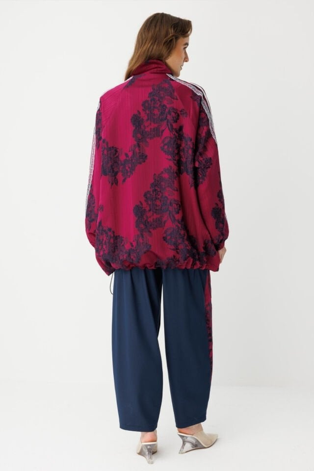 Ghisa Dantel Detaylı Takım Bordo