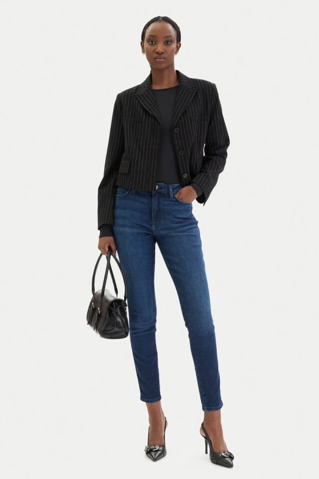 Guess Kot Pantolon Koyu Mavi