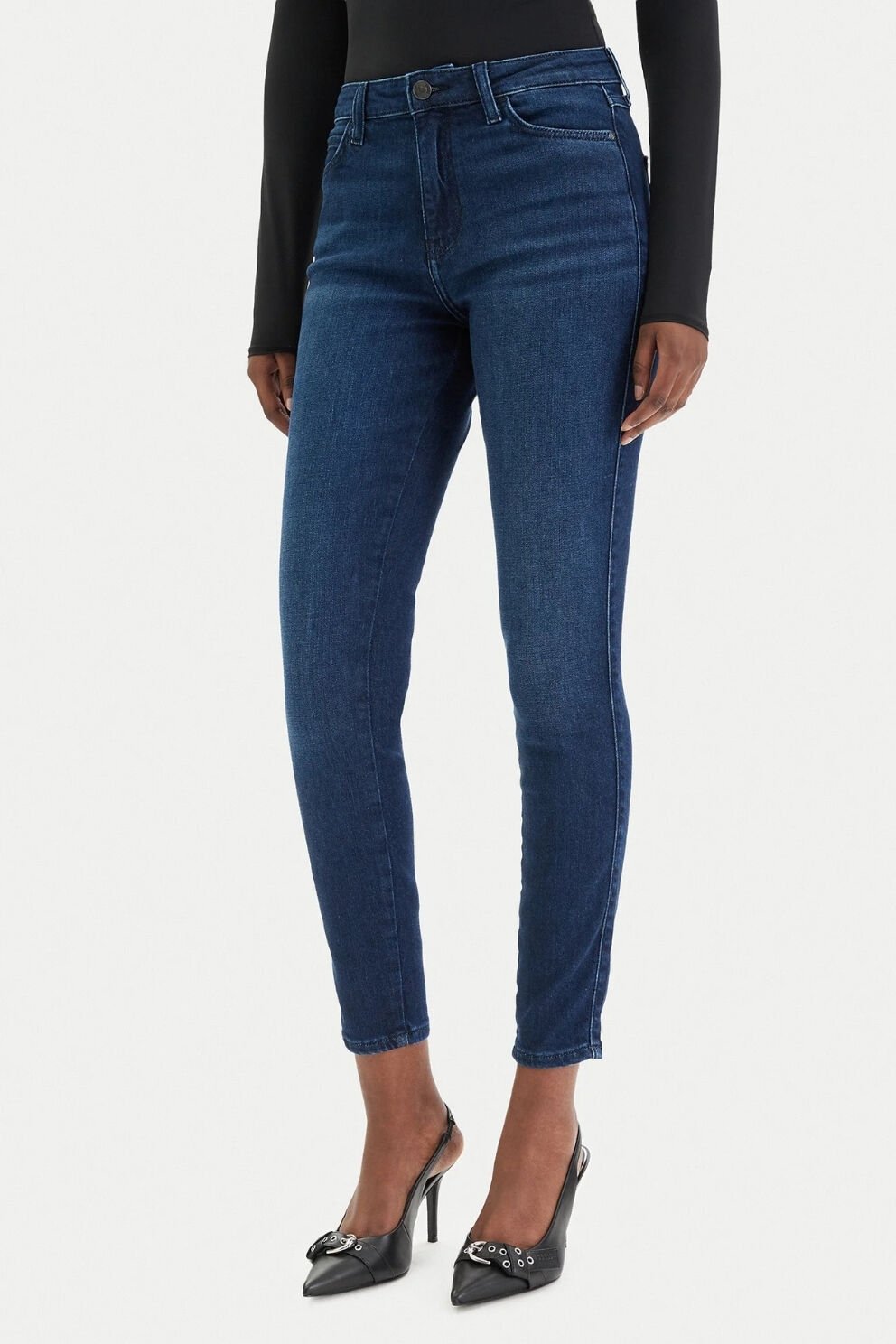 Guess Kot Pantolon Koyu Mavi