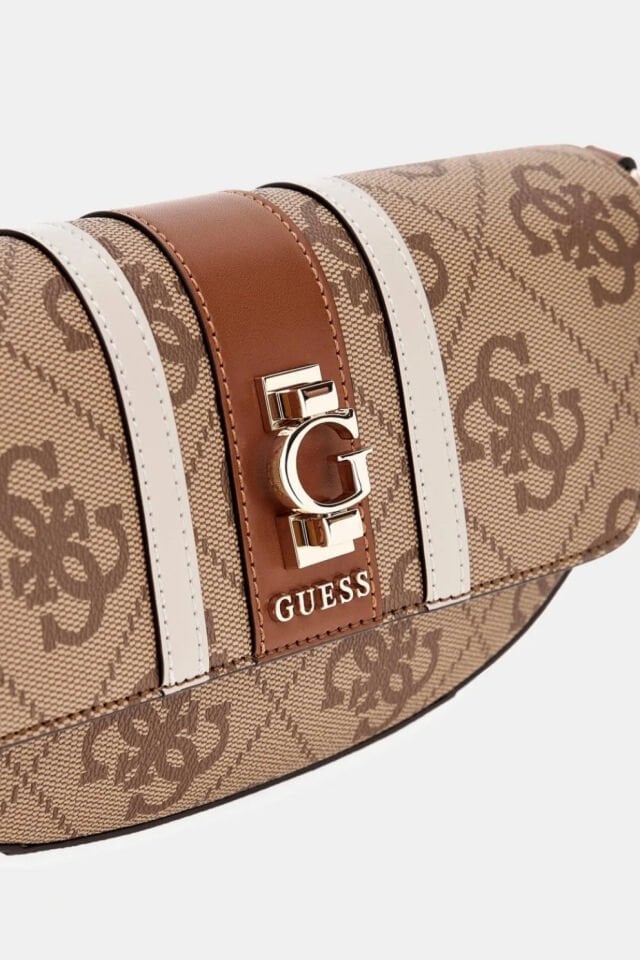 Guess Access Kadın Omuz Çantası Kahverengi