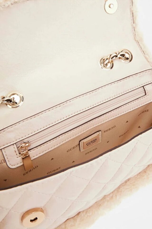Guess Lida Kadın Ekru Omuz Çantası