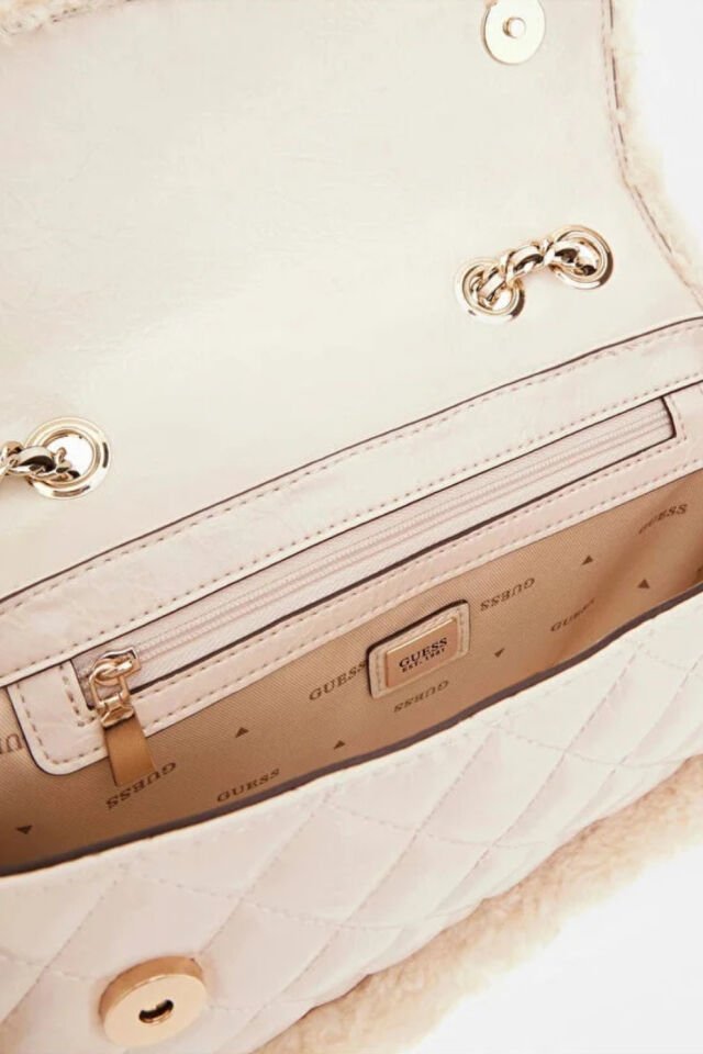 Guess Lida Kadın Ekru Omuz Çantası