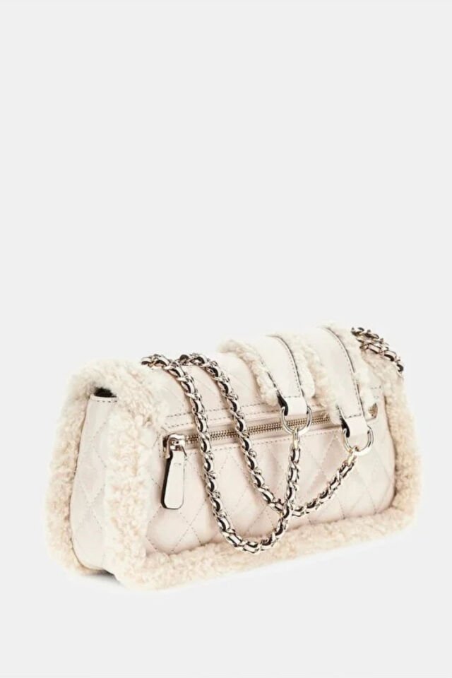 Guess Lida Kadın Ekru Omuz Çantası