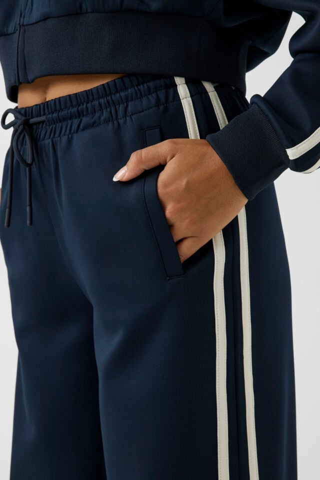 Guess Düz Paçalı Spor Pantolon Mavi