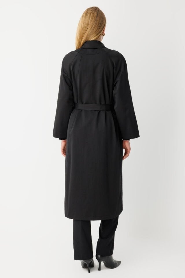 Ghisa Kemerli Trenç Siyah