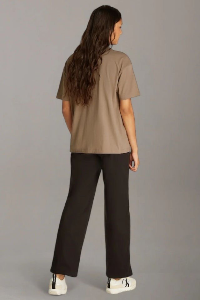 Calvin Klein Monogram Tişört Kahve