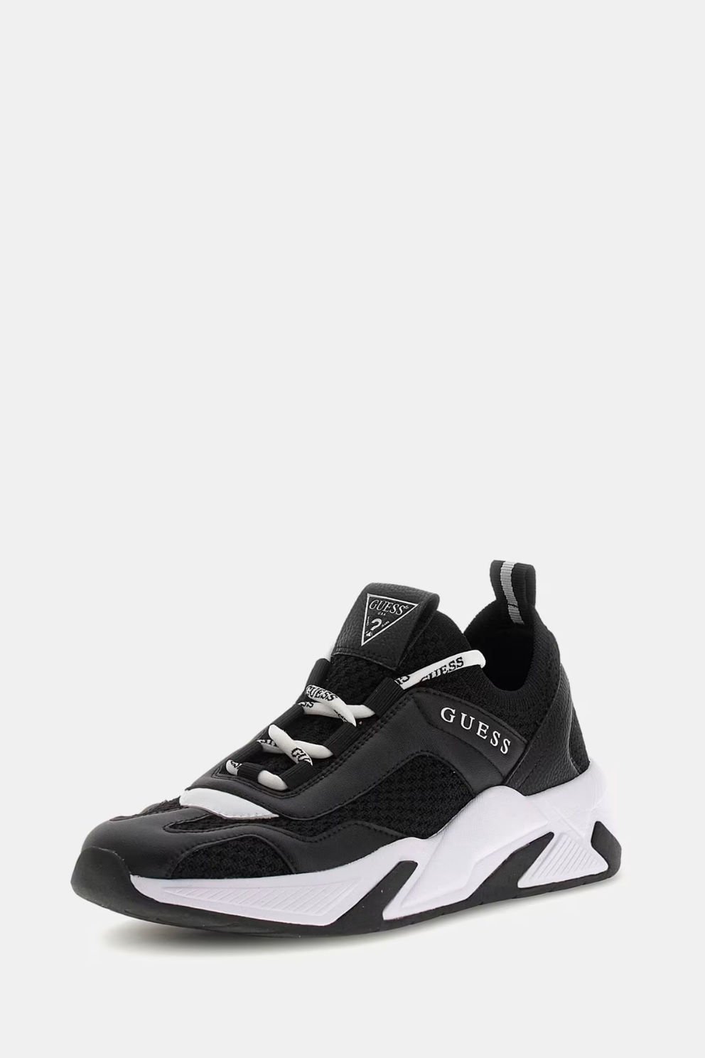 Guess Ajurlu Eklemeli Geniver Spor Ayakkabısı Siyah