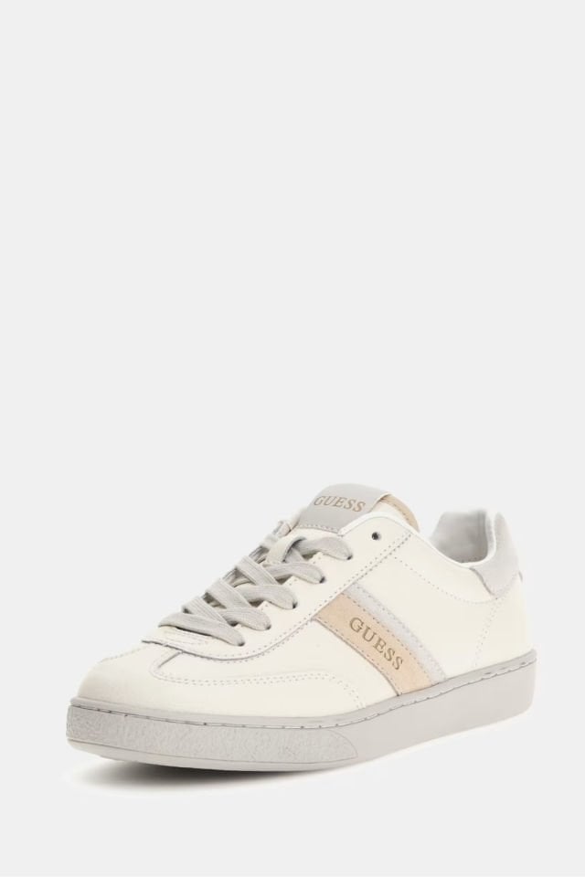 Guess NOLINAS DERİ KARIŞIMLI SNEAKER Beyaz