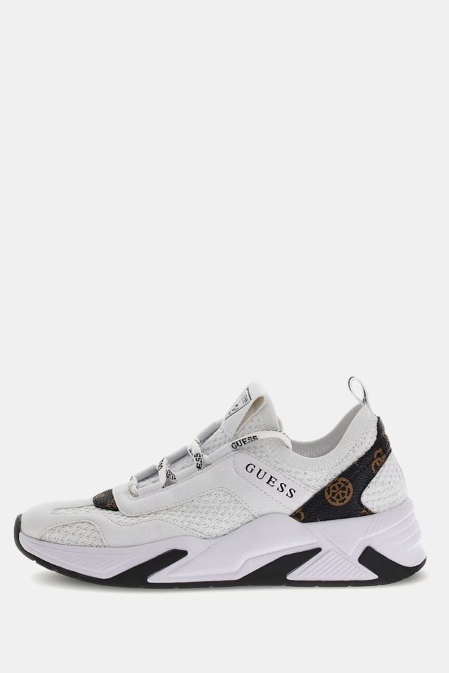 Guess Geniver 4g Şakayık Logolu Spor Ayakkabısı Beyaz