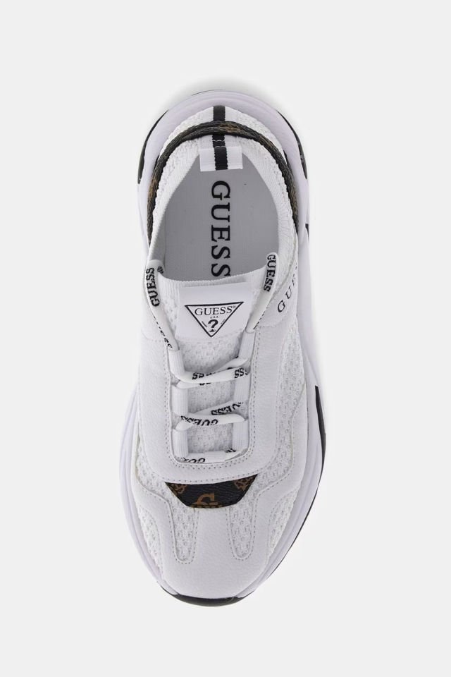 Guess Geniver 4g Şakayık Logolu Spor Ayakkabısı Beyaz