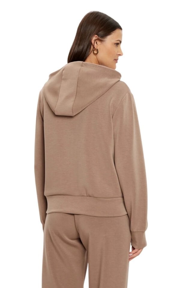 Guess Sweatshirt Kahverengi Normal Kesim