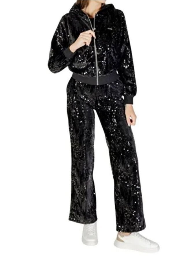 Guess Payet Detaylı Pantolon Siyah