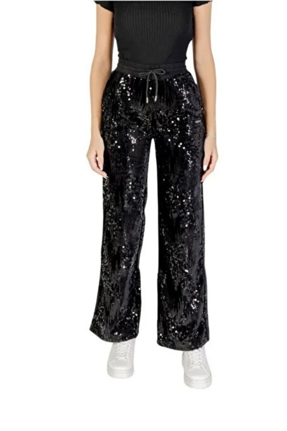 Guess Payet Detaylı Pantolon Siyah