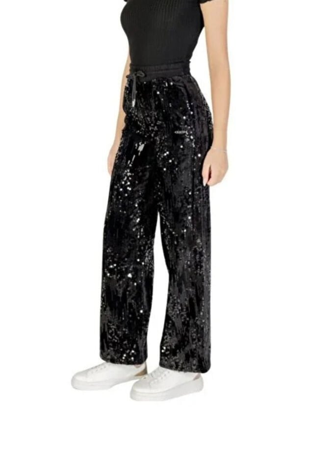 Guess Payet Detaylı Pantolon Siyah