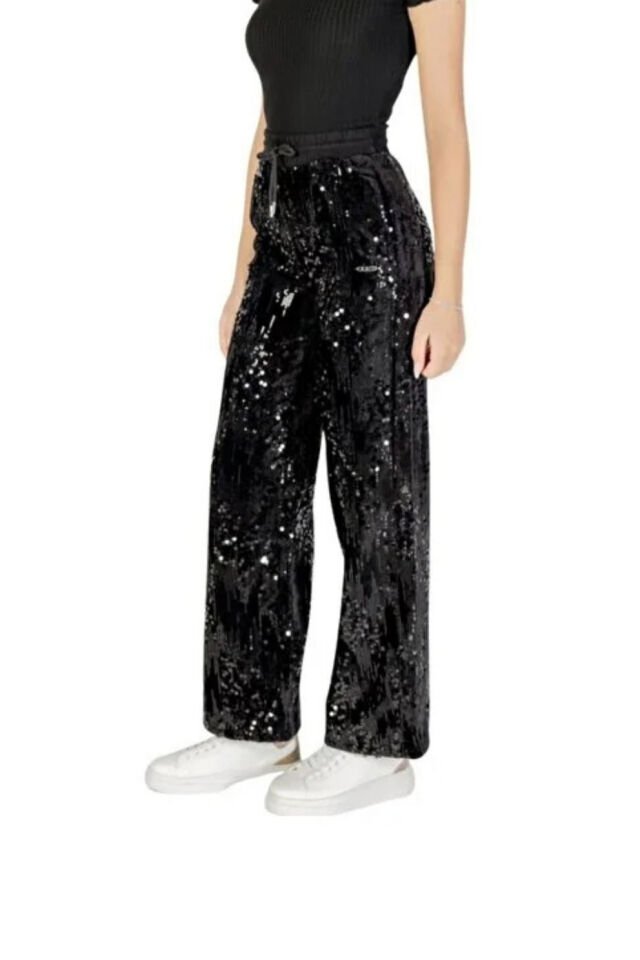 Guess Payet Detaylı Pantolon Siyah
